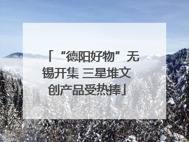 “德阳好物”无锡开集 三星堆文创产品受热捧